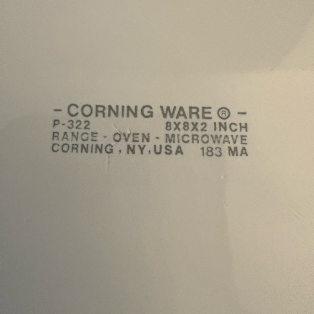 EUC Vintage Corning Ware Square Baking Dish - Picture 6 of 6